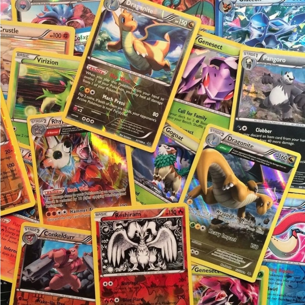 Lot of 50 Pokemon cards and 8 reverse Holos! From scarlet & violet